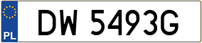 Truck License Plate